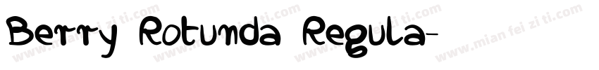 Berry Rotunda Regula字体转换